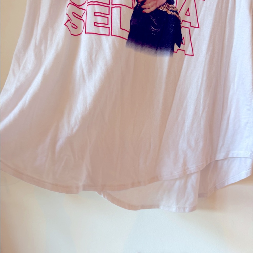 Selena drop tail, graphic White T-shirt XXXL - Picture 3 of 6